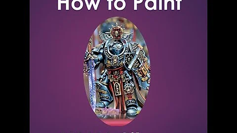 Tutorial how to paint Warhammer non-metallic Metal NMM Silver