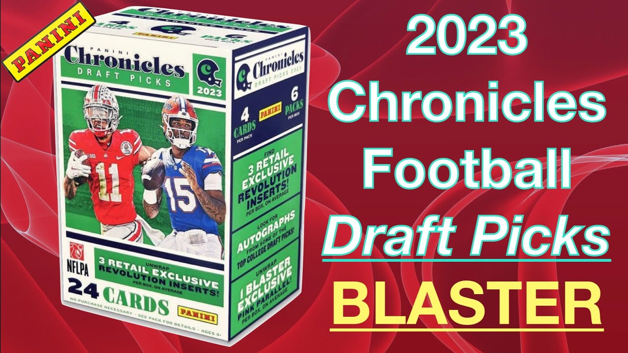 2023 Chronicles Draft Picks Football Blaster NFL Sports Cards YouTube