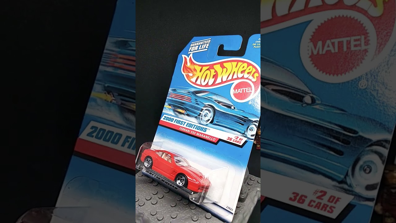 1999 Hot Wheels Ferrari 550 Maranello Red 