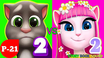 My Talking Tom 2 🆚 My Talking Angela 2 android ios Gameplay walkthrough part-21