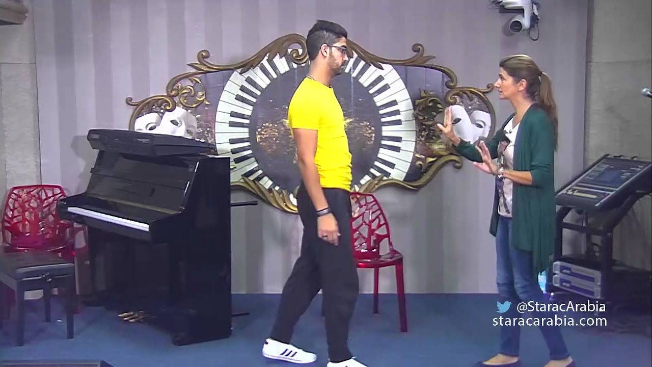 مينا عطا يضرب استاذة المسرح بيتي توتل وما دخل غادة الجريدي بينهما- ستار اكاديمي 10 Mina & Betty