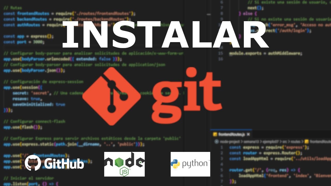 GitHub - Instalar Git en Escritorio - YouTube