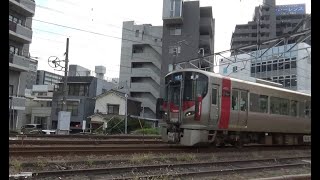 広島駅西側のＪＲ電車　（広島市　2020.10.28）