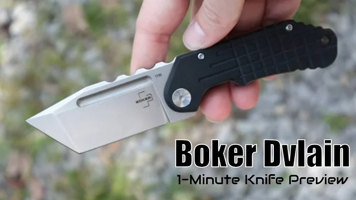 Boker Plus Dvalin Framelock Knife | 1-Minute Preview | Atlantic Knife