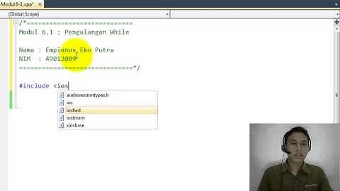 TMD04 - Pemrograman C++ (Tugas Modul 6-1)