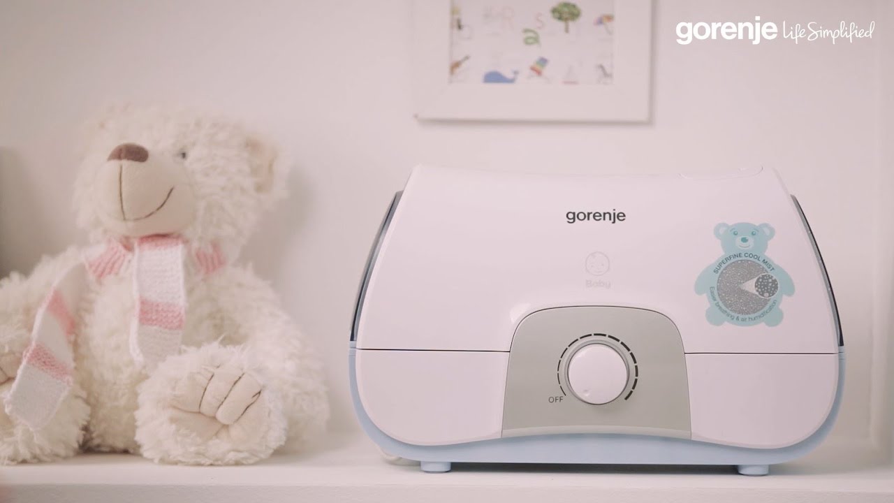 Gorenje Ultrasonic humidifier H17BY Baby collection - YouTube