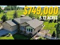 House with acreage near boise idaho  house tour  749000