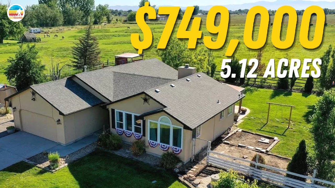 House with Acreage near Boise Idaho House Tour 749,000 YouTube