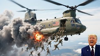 Today's Tragedy: 7 US CH-47 helicopters carrying 250 Generals were shot down by Russian SU-57 fighte
