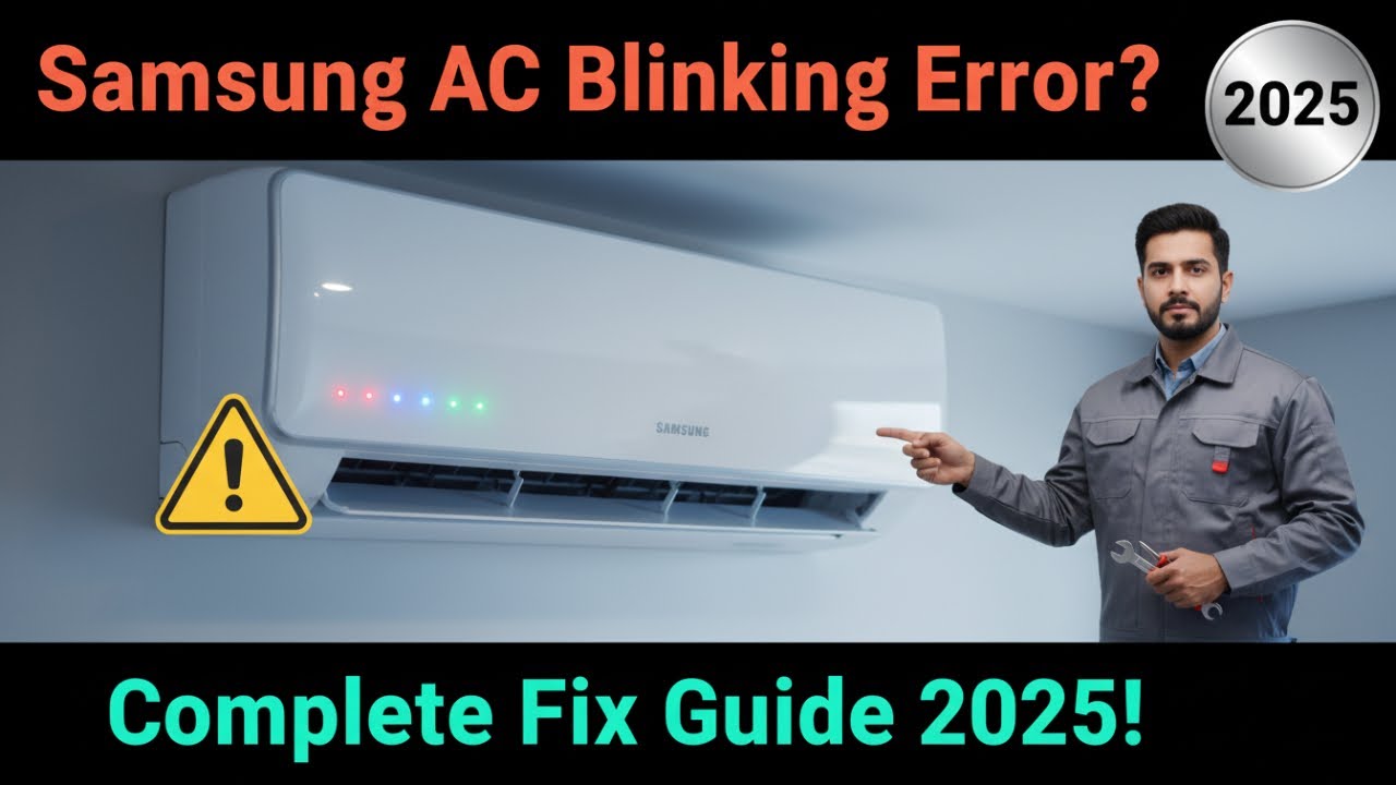 Как исправить ошибку мигания индикатора переменного тока на инверторе Samsung | Полное руководств...