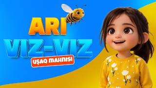 Arı Vız-Vız Uşaq Mahnısı Şən Arının Macərası Musiqili Animasiya 4K