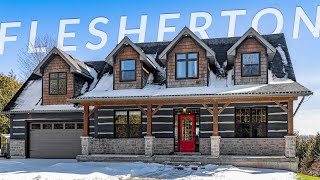 A real estate listing on 447214 10th Concession, Flesherton, Ontario.