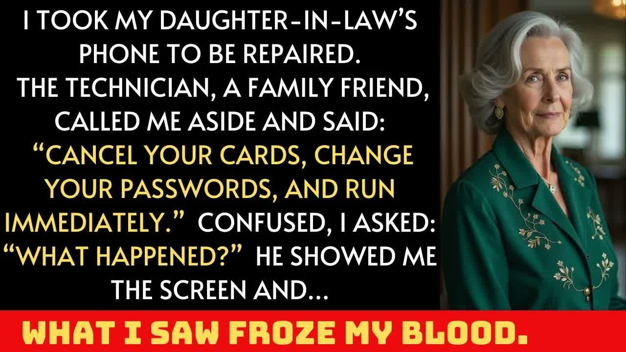 I Took My Daughter-in-Law’s Phone to Be Repaired — The Technician Said, “Cancel Your Cards and Run!”