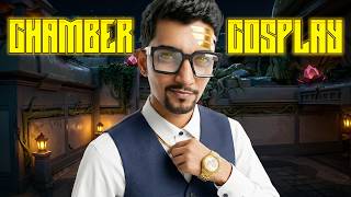 (FACECAM) Chamber Cosplay with Headhunter | #valorant #chambercosplay