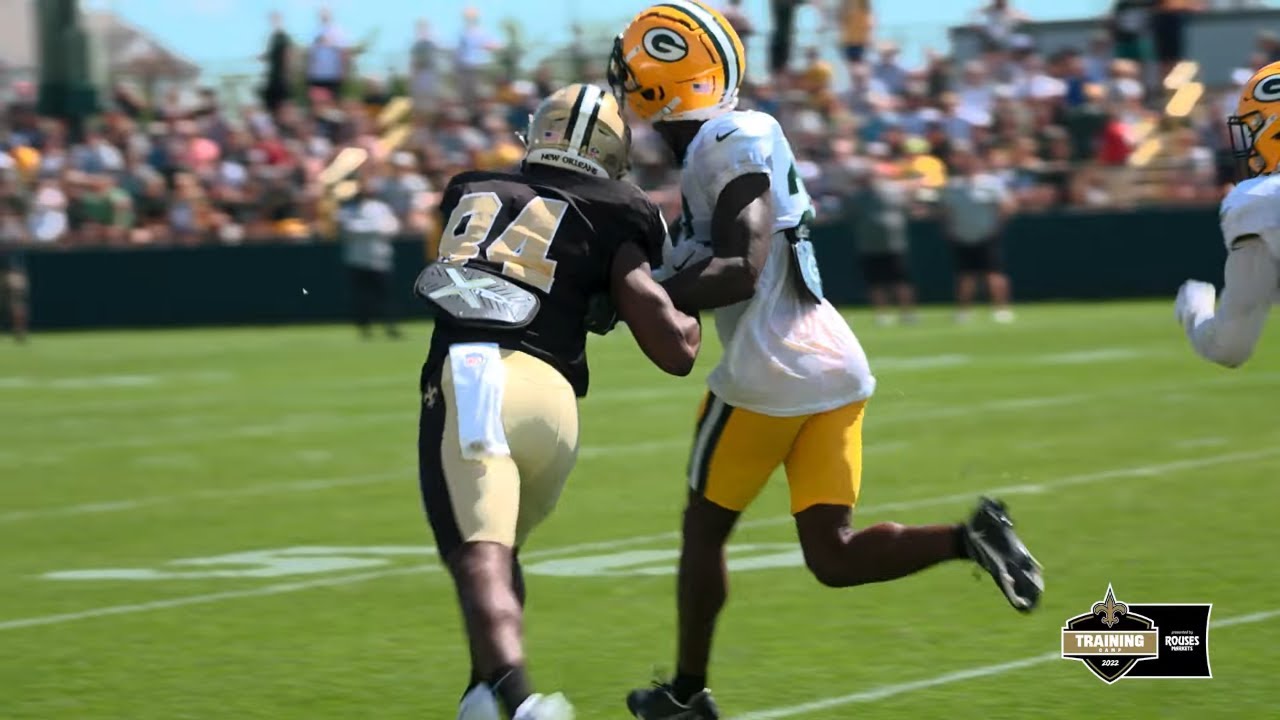 Saints vs. Packers Joint Training Camp Practice Highlights 8/17/2022