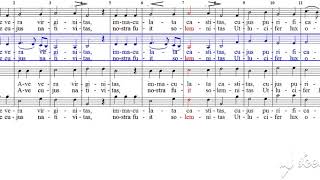 Ave Vera Virginitas Alto