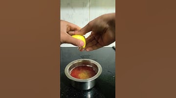 Simple experiment using detergent and lemon science experiments 🧪📝 acid and#experiment #trend