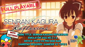 Senran Kagura Reflexions EGG NS 2.1.6 Game test with settings
