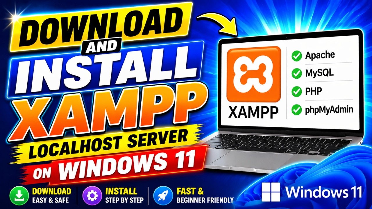 How to Download and Install XAMPP Localhost Server on Windows 11 in ...