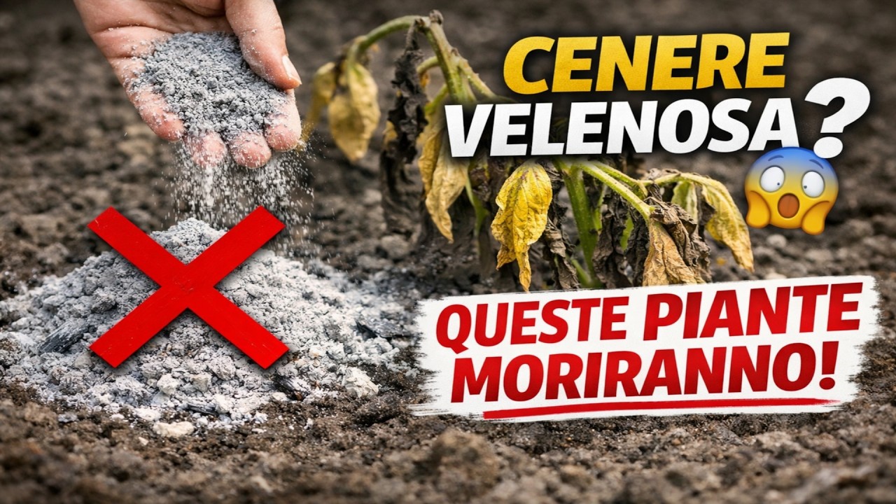 CENERE VELENOSA? 😱 Queste piante moriranno con una concimazione del genere. Non commettere MAI que