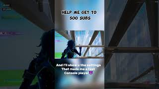 Best Controller settings for aim &amp; mechanics #fortnite