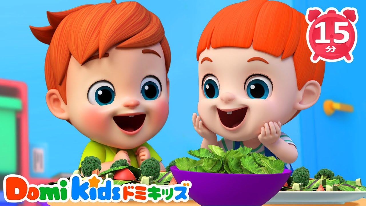 🥬🎶 たのしくやさいをたべよう｜せいかつしゅうかんソング | 赤ちゃんが喜ぶ人気曲メドレー｜子供の歌 | LEFUN Kids TV 日本語