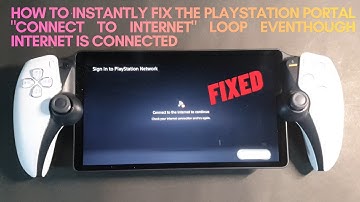 PlayStation Portal STUCK in "Sign In / Connect to Internet" Loop? (The REAL Fix)