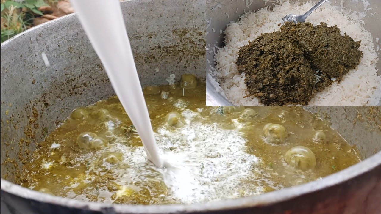 FEUILLE DE MANIOC À LA SARDINES AU LAIT DE COCO 🥥 🌸 Madaba 🌸 cuisine Comorienne #Roukinass