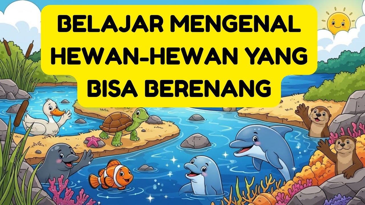 BELAJAR MENGENAL HEWAN YANG BISA BERENANG | BELAJAR ANAK