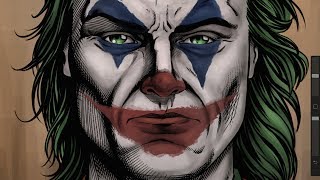 Joker Fan Art - Procreate Time Lapse