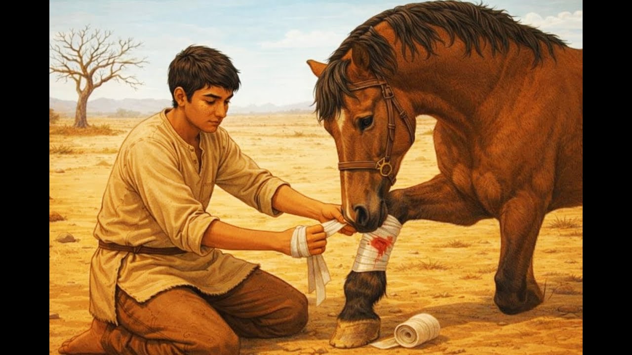 Jab yateem ne zakhmi ghore ko bachaya… taqdeer badal gayi