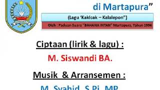 Lagu Selamat Datang Kabupaten Banjar