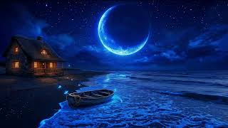 Moonlight Hypnosis (528Hz) ➜ Drift Off into Deep Sleep • No Interruptions with Lunarpunk Nights