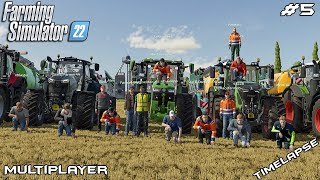 BIG DIGESTATE SPREADING OPERATION | Haut-Beyleron | Farming Simulator 22 Multiplayer | Episode 5