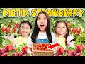 METIK STRAWBERRY BARENG KAKAK CHECIL!! ALUNA AMANDA HAPPY BANGET!!