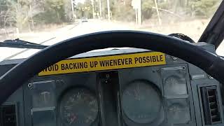 Illegal Postal Truck Stuck In 2Nd But They Dont Care.