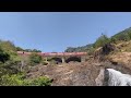 Amravati Express Crossing Over the Splendid Doodhsagar Falls