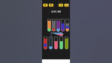 water sort puzzle - level 950
