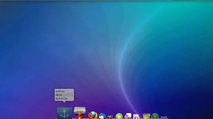 Example of Docky running on Xubuntu 10.4 beta.