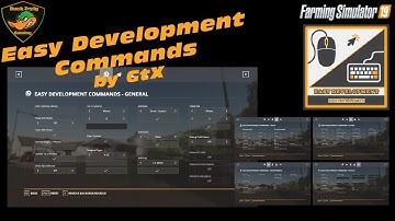 Easy Developer Commands - GtX - FS19 - Mod Showcase