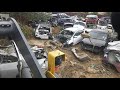 Chevy HD Truck gets Folded and Crushed