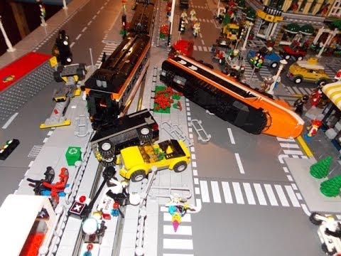 lego city train crash