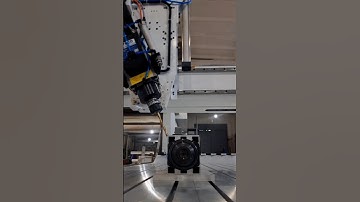 Tool length correction on ATS-2513.4D CNC router | #cnc #multiaxis #cncrouter #instankoservis.ua