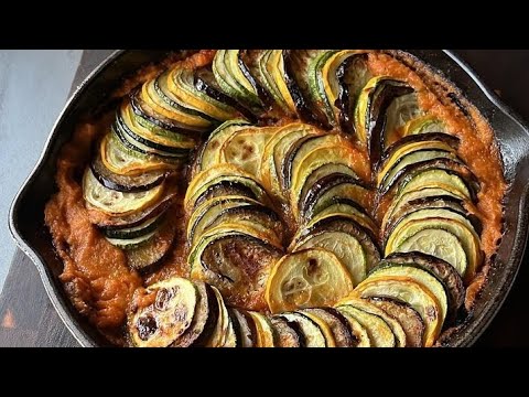 راتاتوي الذ وصفة ممكن تجربوها بسيطه وسريعه ولذيذه جدا