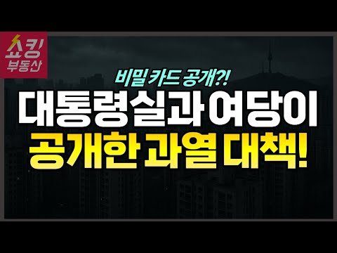 대통령실과 여당이 공개한 과열 잡을 비밀 카드는?