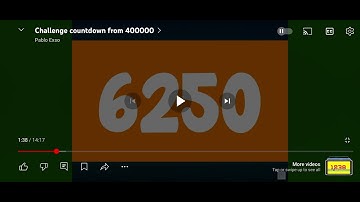 challenge countdown from 6500