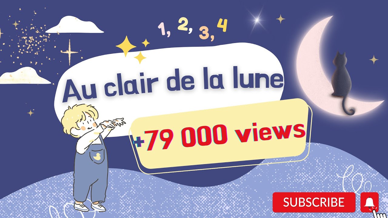 Au clair de la lune 🌙- Comptines et chansons - YouTube