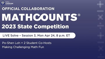 MATHCOUNTS 2023 State Competition Live Solve 3