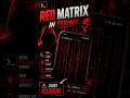 Red Matrix Effect on Android 😳☠️ | Termux Hacker Screen
