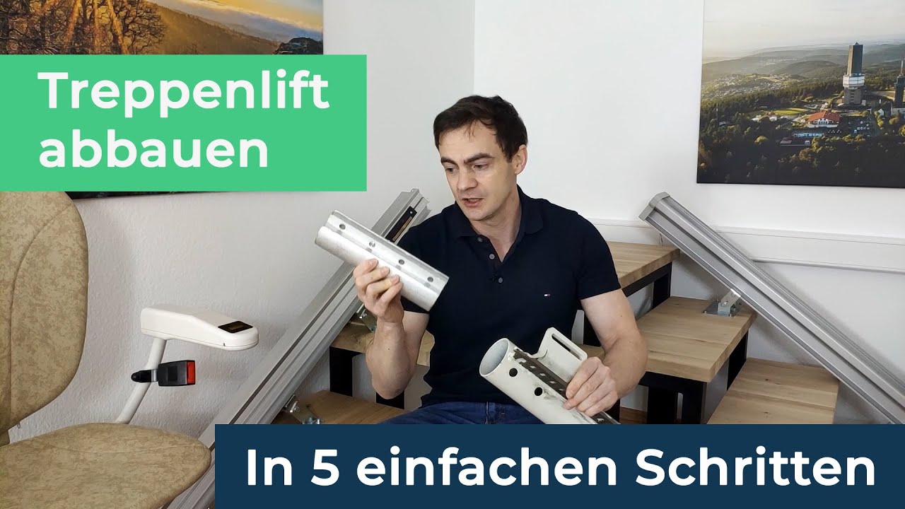 Treppenlift selber abbauen: Einfach erklärt in 5 Schritten